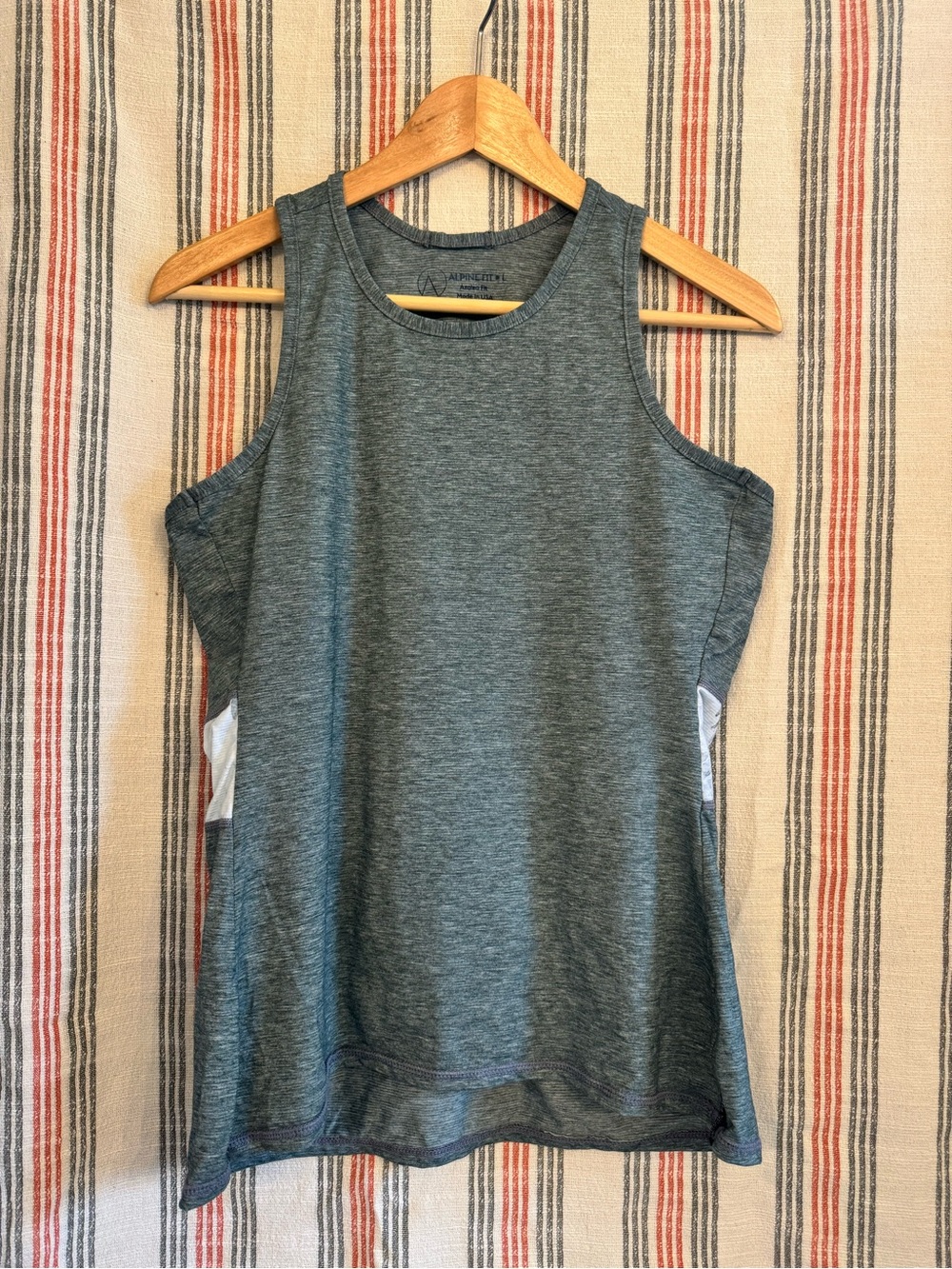 Alpine Fit - Women's Heathered Green Athletic Tank Top